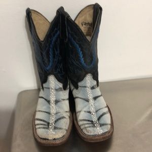 Ferrini Kids print stingray boots